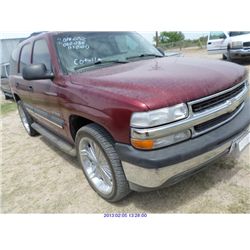 2002 - CHEVROLET TAHOE