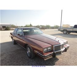1986 - PONTIAC GRAND PRIX