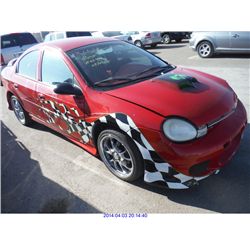 2001 - DODGE NEON // REBUILT SALVAGE