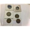 Image 2 : 6 CANADA LARGE CENTS. 1901/02/09/10/12/18 VF AND XF