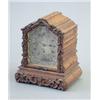 Image 1 : A Victorian mantel timepiece with engraved silvered dial inscribed E.J.Dent 34 Royal Exchange Lon...