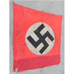 LARGE GAU NAZI PARTY HQ BANNER-81/2 X 91/2' VERY RARE