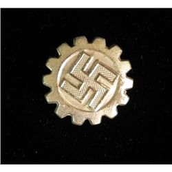 NAZI DAF/DEUTSCHES ARBEITS FRONT MEMBER PIN-MKD "RZM-M"