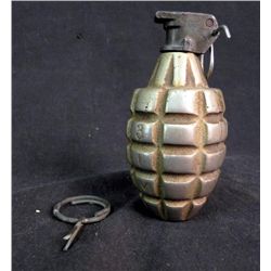 PRE-WWII INERT PINEAPPLE FRAGMENTATION HAND GRENADE-31M