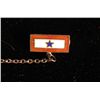 Image 3 : WWII STERLING BLUE STAR BROOCH-MARINE/NAVY W/CHAIN