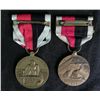 Image 2 : 2 WWII US Occupation of Germany Army Navy Medals