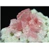 Image 1 : PINK RHODOCHROSITE CRYSTAL & PYRITE CLUSTER