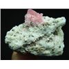 Image 3 : PINK RHODOCHROSITE CRYSTAL & PYRITE CLUSTER