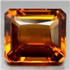 Image 1 : 36.17 CT GOLDEN ORANGE BRAZILIAN CITRINE