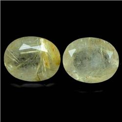 LOT OF 5.29 CTS. OF GOLDEN RUTILE AFRICAN QUARTZ