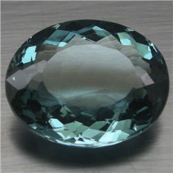 26.42 CT AQUAMARINE AFRICAN QUARTZ