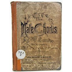 1888 "THE MALE CHORUS" HARDCOVER BOOK