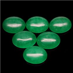 LOT OF 24.77 CTS. OF GREEN CHINESE JADE