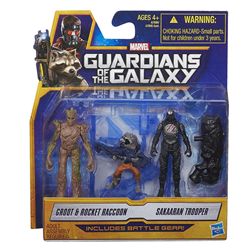 GUARDIANS OF THE GALAXY GROOT ROCKET RACCOON & SAKAARAN TROOPER