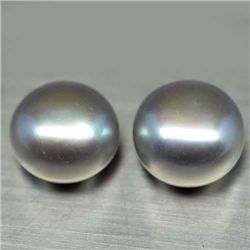 LOT OF 8.30 CTS. OF GREY FRESHWATER PEARLS