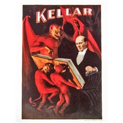 KELLAR THE MAGICIAN MUSEUM GRADE 8X10 CANVAS PRINT