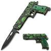 Image 1 : Z-Slayer .45 Cal. Green Trigger Assisted Knife