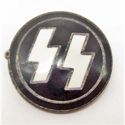 NAZI GERMAN SS ENAMELED PARTY BADGE