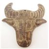 Image 1 : HAND CARVED ARCHAIC JADE STYLE STEER HEAD