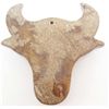 Image 2 : HAND CARVED ARCHAIC JADE STYLE STEER HEAD
