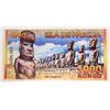 Image 2 : 2011 EASTER ISLAND CURRENCY 1,000 DOLLAR BANK NOTE