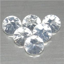 LOT OF 3.35 CTS. OF WHITE CAMBODIAN ZIRCON - 9 PIECES