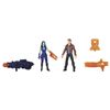 Image 2 : GUARDIANS OF THE GALAXY STAR-LORD & GAMORA Action Figures