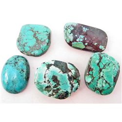 LOT OF 107.6 CTS. OF NATURAL TURQUOISE GEMS