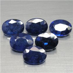 LOT OF 15.41 CTS. OF BLUE MADAGASCAR SAPPHIRE - 8 PCS.