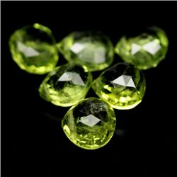 LOT OF 10.76 CTS OF GREEN PAKISTAN PERIDOT - 9 PIECES