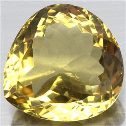 25.39 CT. YELLOW AFRICAN QUARTZ