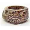 Image 1 : CARVED JADE DRAGON THUMB RING