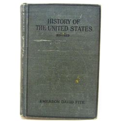 1927 "HISTORY OF THE UNITED STATES" HARDCOVER BOOK