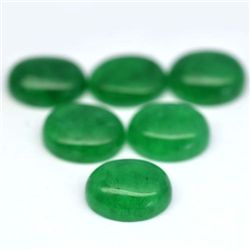 LOT OF 20.42 CTS. OF GREEN CHINA JADE - 8 PCS