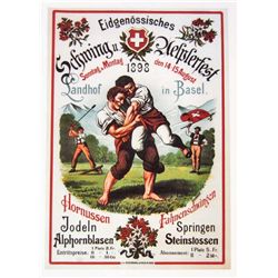 SWISS WRESTLING MUSEUM GRADE 8X10 CANVAS PRINT