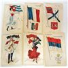 Image 1 : LOT OF 7 ANTIQUE 1910 TOBACCO SILKS