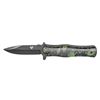 Image 1 : 4.5" Spring Assist Folding Knife - Green Skull Camo