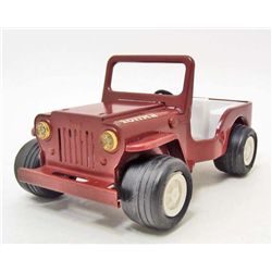 VINTAGE TONKA TOY PRESSED STEEL JEEP TOY