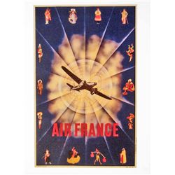 AIR FRANCE MUSEUM GRADE 8X10 CANVAS PRINT