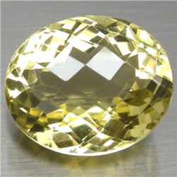 24.44 CT. YELLOW AFRICAN QUARTZ