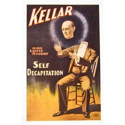 KELLAR THE MAGICIAN MUSEUM GRADE 8X10 CANVAS PRINT