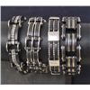 Image 1 : LOT OF 4 MENS STAINLESS STEEL BRACELETS