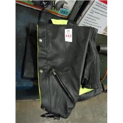 Pair of Leather Chaps (Size XXL)