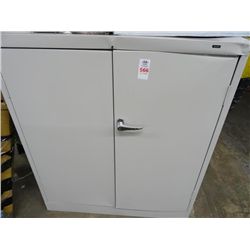 Metal 2-Dr. Cabinet - Dented