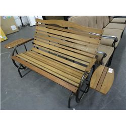 Teak Wood Bench Swing