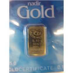 2 x .999 Solid gold bars in tamper proof package