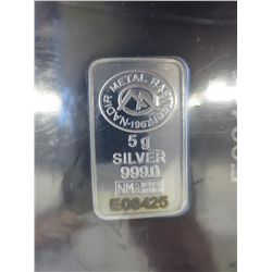 2014 Nadir refinery .999 silver bar