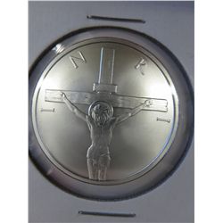 Christ on the cross 2014 mint .999 silver round