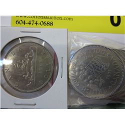 10 x Old Canada misc. $1 coins