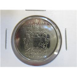 10 x Canada 50 cent Coat of Arms pieces